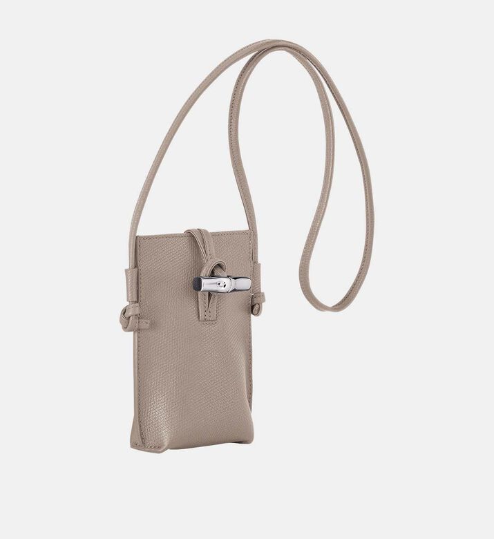 Leather Logo-label Phone Case