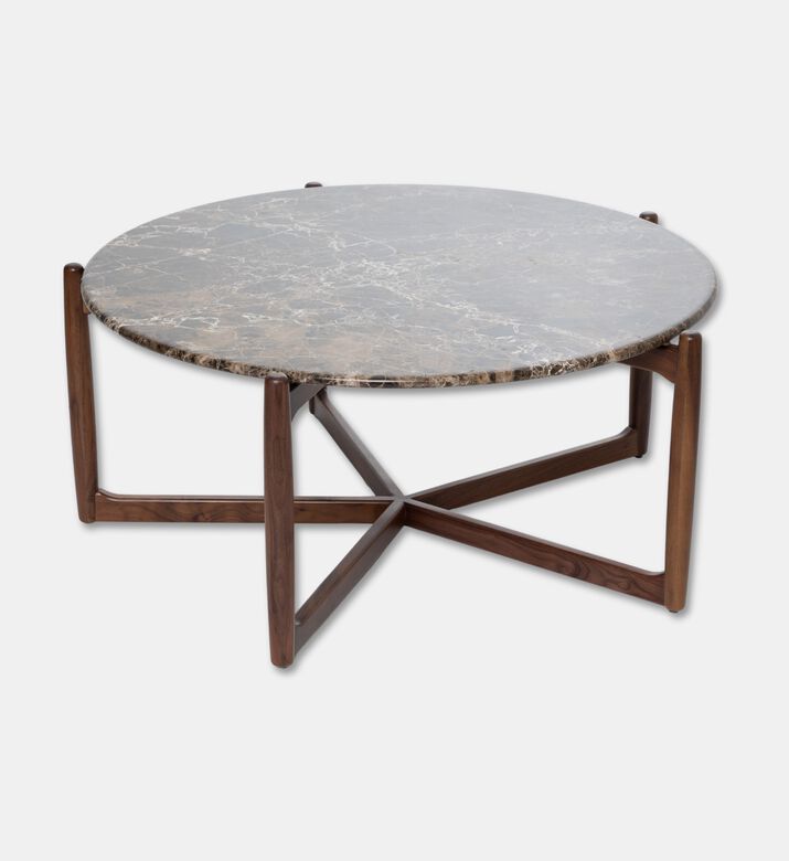 Home Deco and More Nashville Round Top Coffee Table, Packshot View