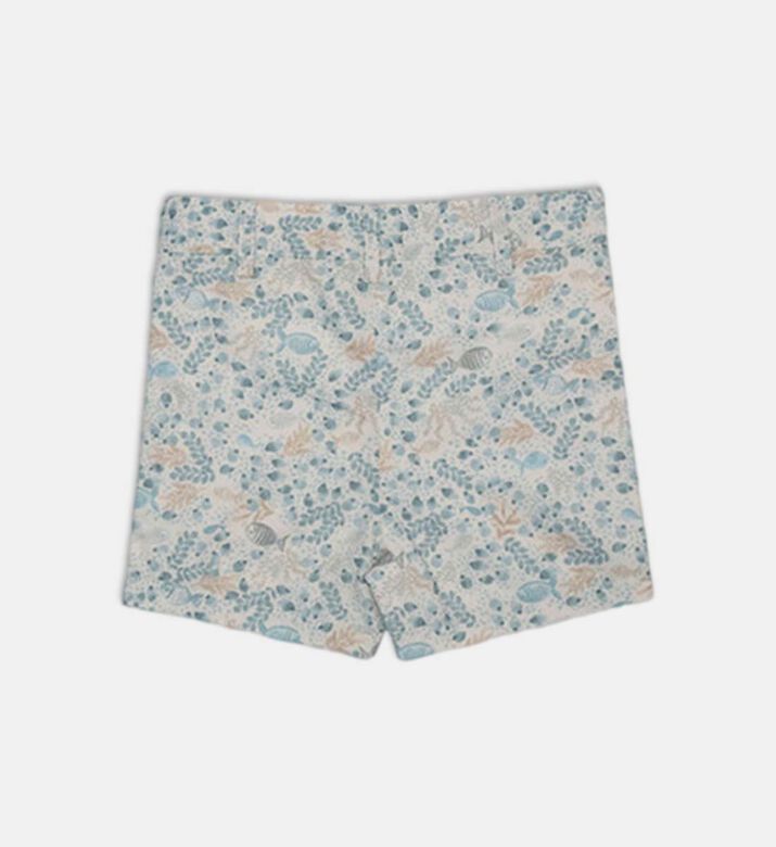 شورت دينيس مطبوع للبنات