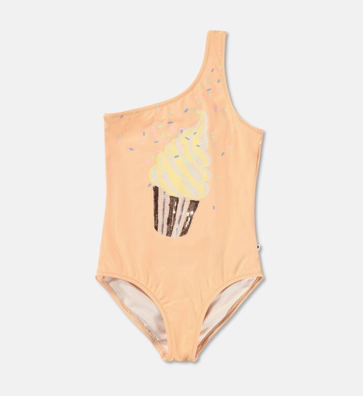 Molo Nai One-shoulder Cupcake Swimsuit, Packshot View