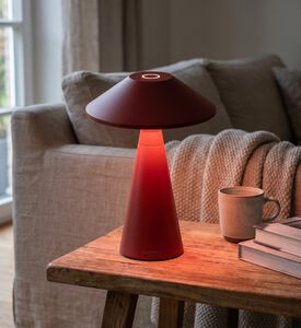 Sompex Move Aluminum Led Table Lamp, Red, Packshot View