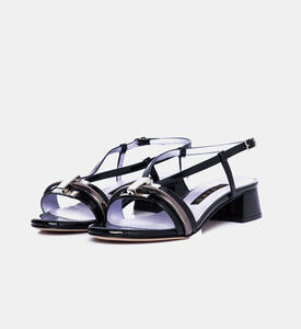 Leather Adjustable Strap Sandals