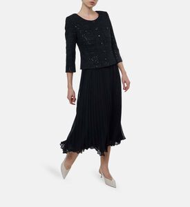 Weill Sequin-embellished Pleated Jacket, Model View