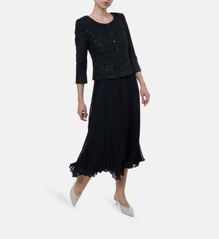 Weill Sequin-embellished Pleated Jacket, Model View