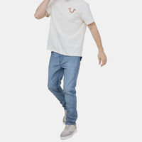 Embroidered Rainbow Stitch T-shirt