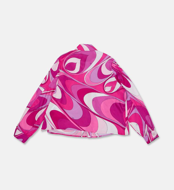 Emilio Pucci Swirl-print Button-down Shirt, Packshot View
