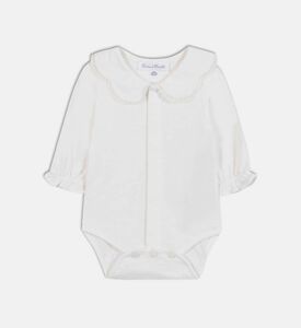 بودي سوت بياقة مكشكشة وقصة عادية