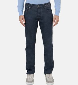 بنطال جينز ضيق بتفصيل وشاح