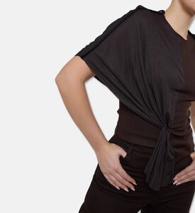 Christopher Esber Knit Two-tone Sleeveless Top, Model View