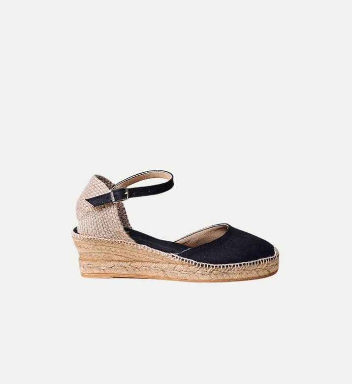 Romina Linen Mid-wedge Espadrille