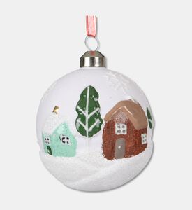 Kaemingk Baubles Glass Brwn House, Packshot View