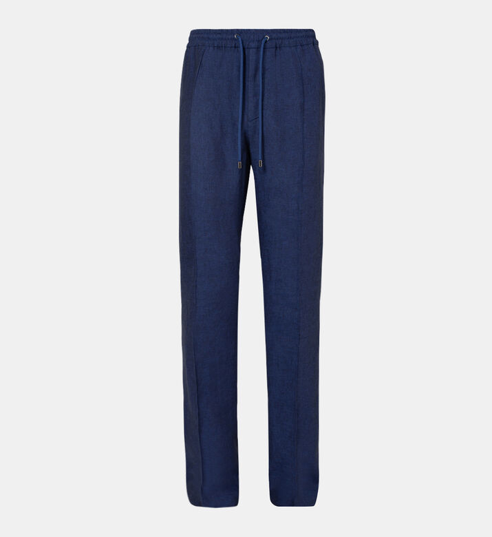 Wool Drawstrings Chino Trousers