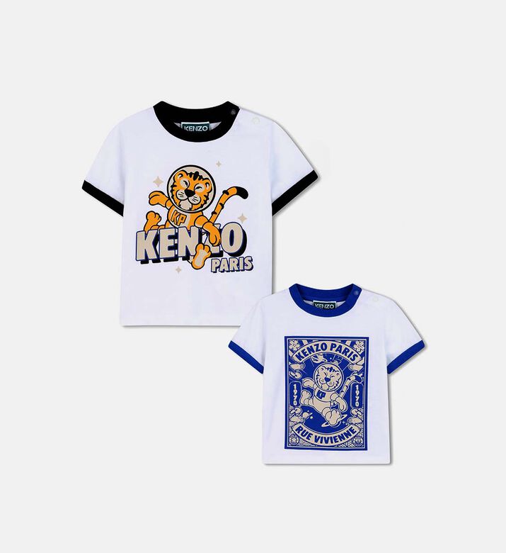 Organic Cotton 2-piece Graphic-print T-shirt Set