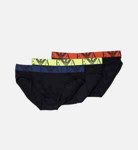 Cotton Logo Printed Elasticated Briefs