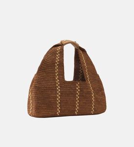 Woven Logo Label Hobo Bag
