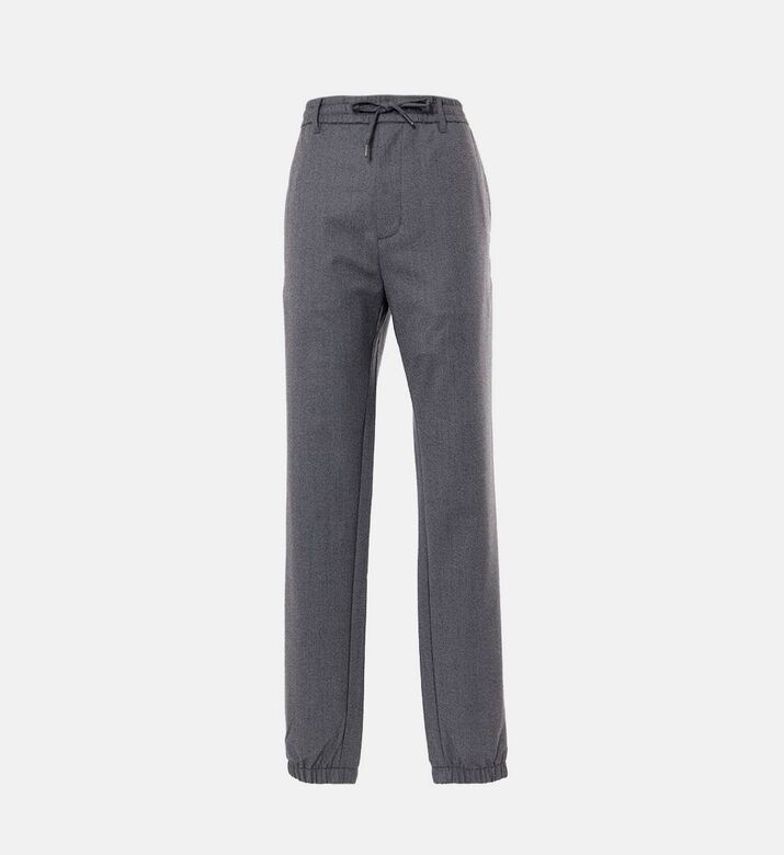 Wool-blend Stretch Casual Pants