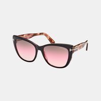 Tortoiseshell Cat-eye Sunglasses 57