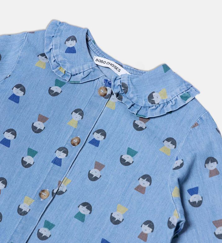 Bobo Choses All-over Print Long-sleeve Blouse, Packshot View Bobo Choses All-over Print Long-sleeve Blouse, Packshot View