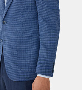 بليزر بمربعات بنقشة هاوندستوث