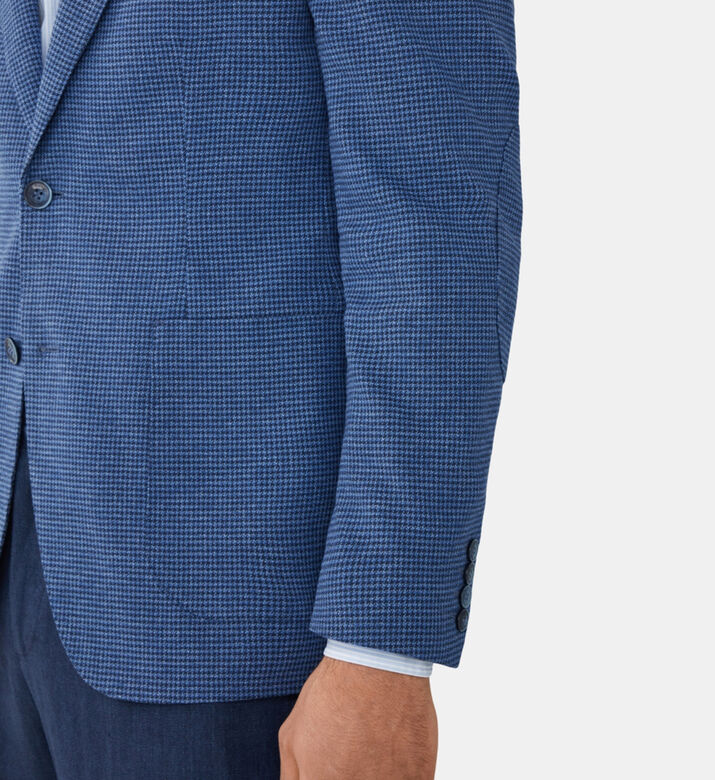 بليزر بمربعات بنقشة هاوندستوث