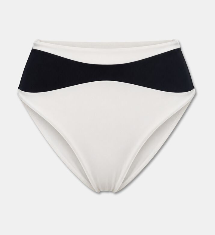 Palmacea Contrast Trim High-rise Bikini Bottoms, Packshot View