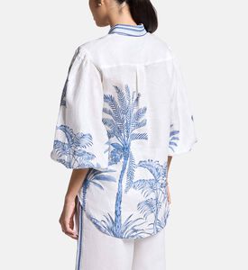 Carter and White Juliette Sahara Printed Shirt, Model View