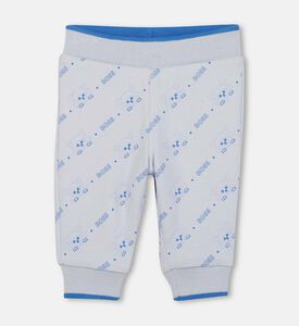 طقم أطفال بطبعة شعار على كامله