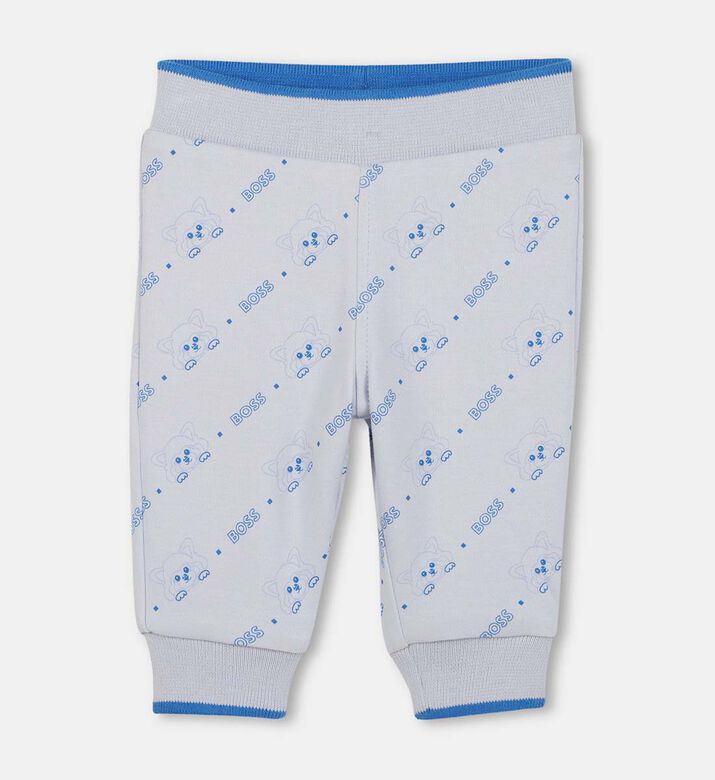 طقم أطفال بطبعة شعار على كامله