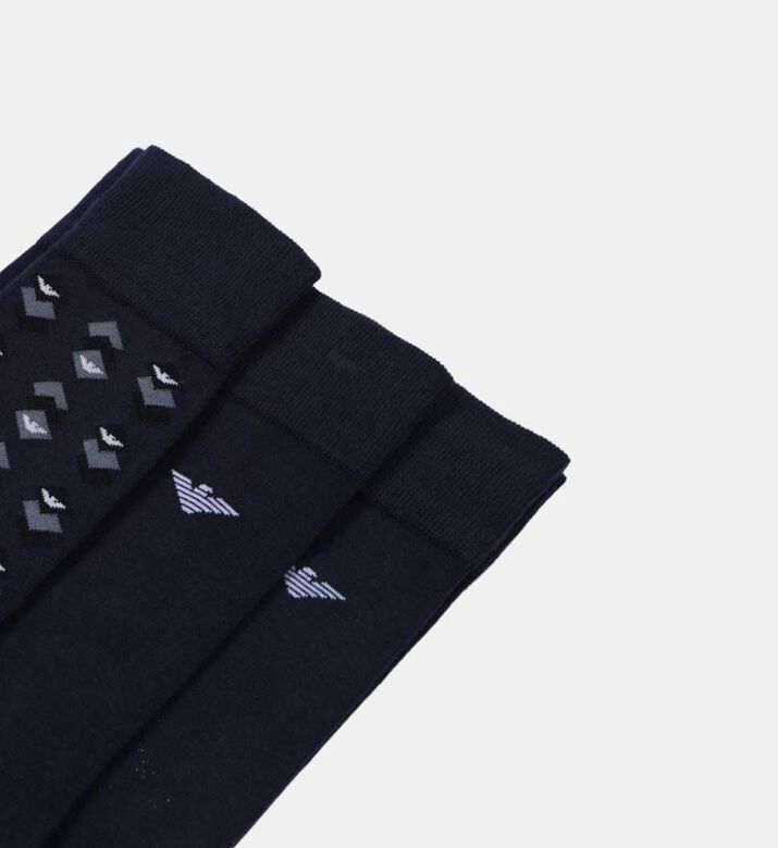 Logo Knit Short Socks 3-pack Set