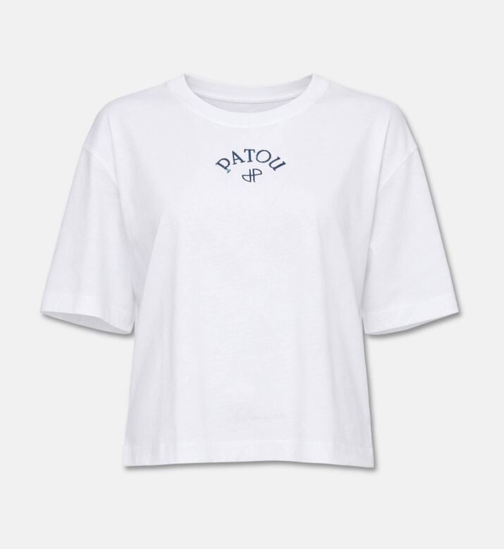 Patou Monogram Logo Embroidered T-shirt, Packshot View