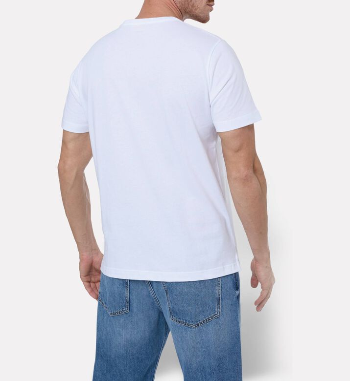Diesel T-adjust-od Organic Cotton T-shirt, White, L, Model View