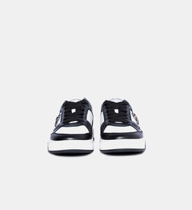 حذاء رياضي جلدي بأربطة