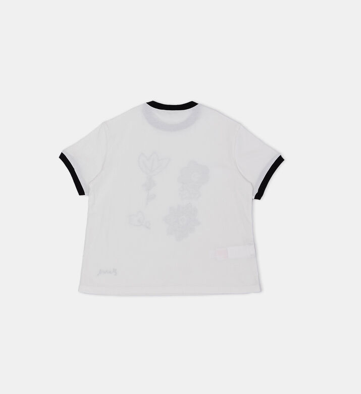 Cotton Sequin-embellished T-shirt Cotton Sequin-embellished T-shirt