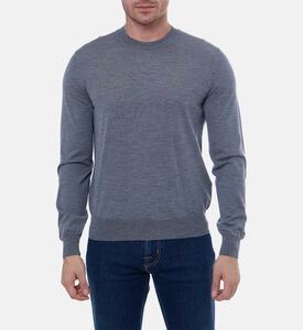 سترة ناعمة محبوكة بأساور مضلعة