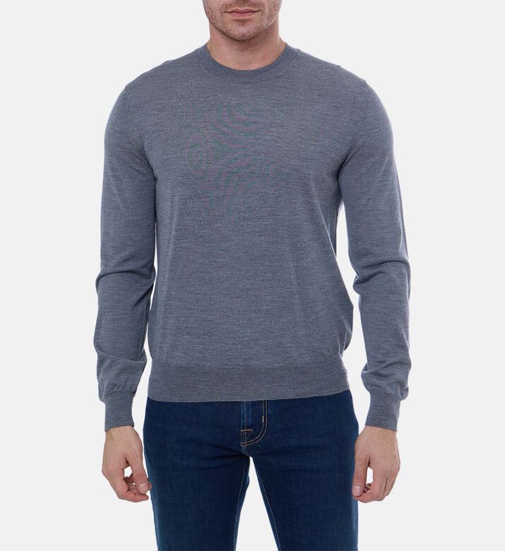 Ribbed Cuffs Soft Knit Sweater