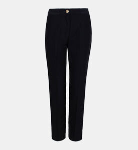 Logoed Band Cigarette Trousers