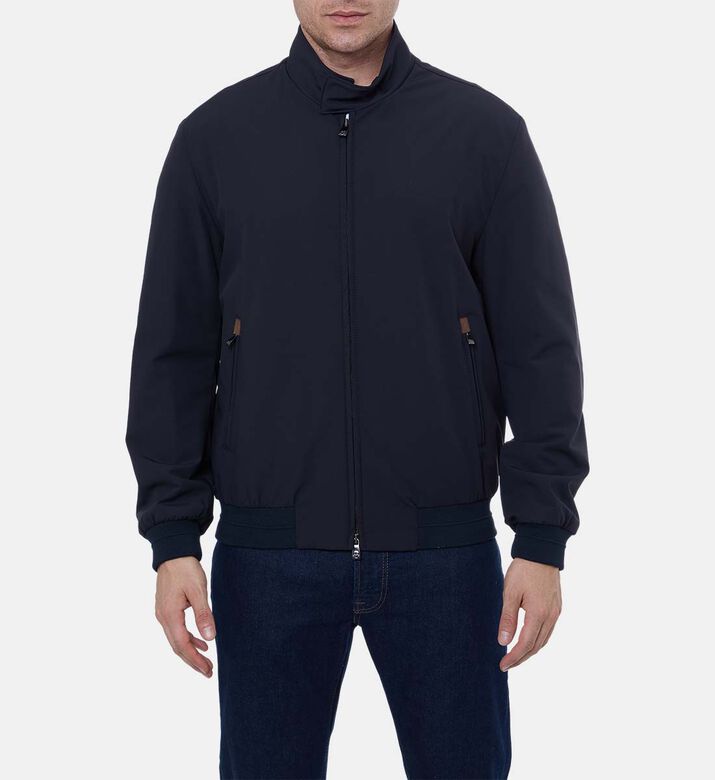 High Neck Zip Fastening Jacket