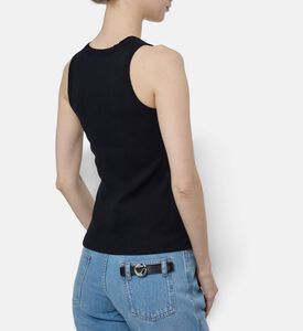 Coperni Jersey Stretch Emoji Tank Top, Model View