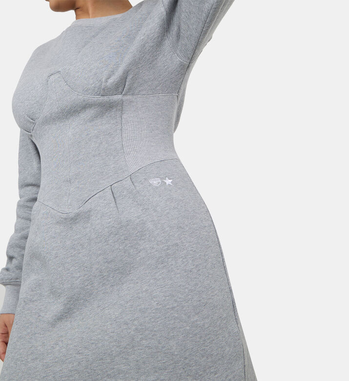 فستان سويت شيرت بنمط كورسيه