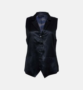 Sefana Silk Buttoned Vest