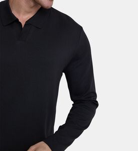 قميص بولو بأكمام طويلة