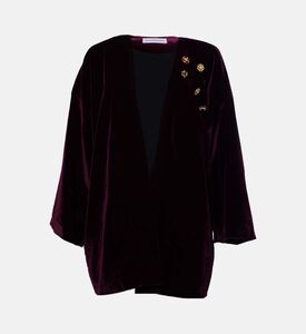 Blue For Burgundy Card Velvet, Burgundy, Packshot View