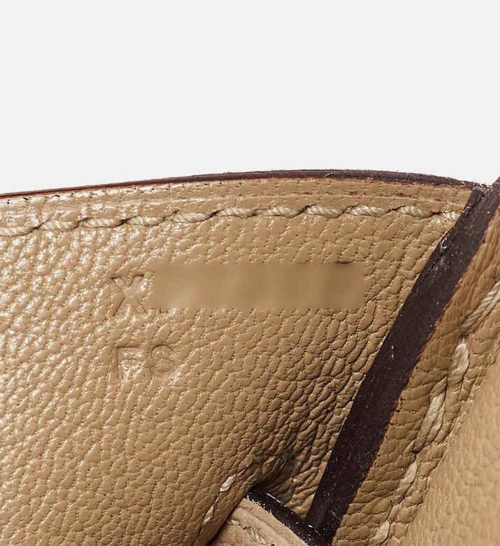 حقيبة بيركين 30 هرميس بلون ترينش بجلد توغو بتفاصيل بلون ذهبي مملوكة مس