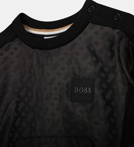 سترة قطنية برقبة دائرية