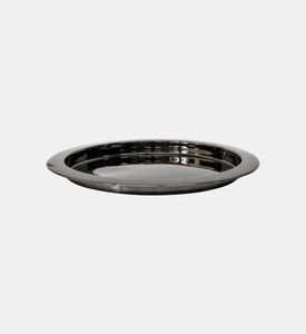 Kennedy Metallic Bar Tray Round Kennedy Metallic Bar Tray Round