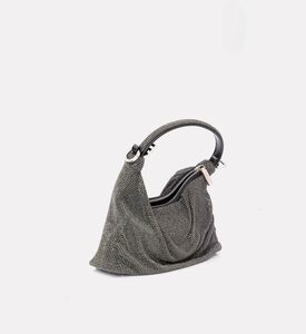 GIARITE Jules Rhinestones-embellishment Handbag, Black, Packshot View