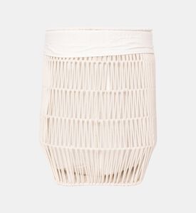 Cotton Rope Lining Laundry Basket