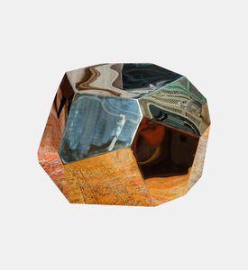 Boulder Stainless Steel Side Table