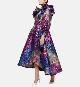 Decorative Shoulder Midi Dress