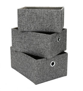 سلة خياطة القماش مستطيلة